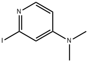 2-碘-N,N-二甲基吡啶-4-胺 结构式