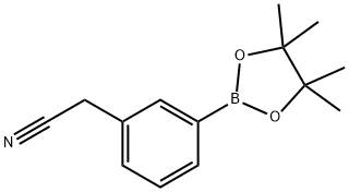 3-氰基甲基苯基硼酸频哪醇酯 结构式