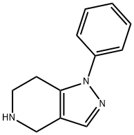 4,5,6,7-四氢-1-苯基-1H-吡唑并[4,3-C]吡啶 结构式