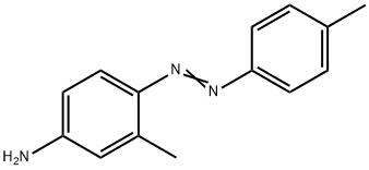 对氨基-4，2′-偶氮甲苯 结构式