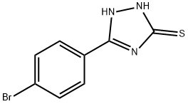 5-(4-溴-苯基)-2H-[1,2,4]三唑-3-硫醇 结构式