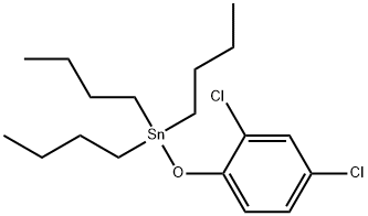 Tributyl(2,4-dichlorophenoxy)stannane 结构式