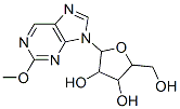 化合物 2-METHOXY-9-(BETA-D-RIBOFURANOSYL)PURINE 结构式