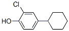2-Chloro-4-cyclohexylphenol 结构式