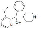 6-11-dihydro-11-(1-methylpiperidin-4-yl)-5H-benzo[5,6]cyclohepta[1,2-b]pyridin-11-ol 结构式