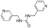 1,3-双(吡啶-3-基甲基)脲 结构式