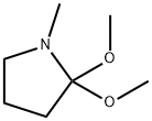 2,2-diMethoxy-1-Methyl-Pyrrolidine 结构式