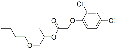 2,4-Dichlorophenoxyacetic acid 2-butoxy-1-methylethyl ester 结构式