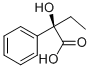 (R)-2-羟基-2-苯基丁酸 结构式