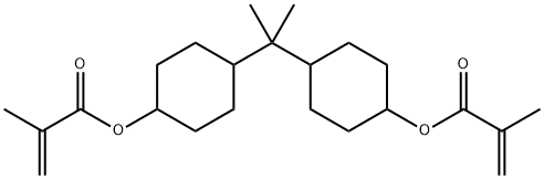 (1-methylethylidene)di-4,1-cyclohexanediyl bismethacrylate 结构式