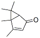Bicyclo[3.1.0]hex-3-en-2-one, 4,5,6,6-tetramethyl-, (+)- (9CI) 结构式