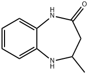 4-甲基-1,3,4,5-四氢-2H-1,5-苯并二氮杂卓-2-酮 结构式