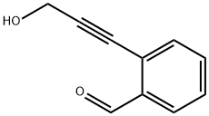 Benzaldehyde, 2-(3-hydroxy-1-propynyl)- (9CI) 结构式