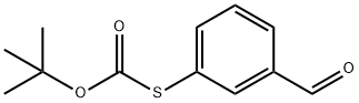 THIOCARBONIC ACID O-TERT-BUTYL ESTER S-(3-FORMYL-PHENYL) ESTER 结构式