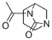 1,6-Diazabicyclo[3.2.1]octan-7-one, 6-acetyl- (9CI) 结构式