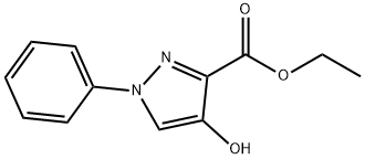 4-羟基-1-苯基-1H-吡唑-3-羧酸乙酯 结构式