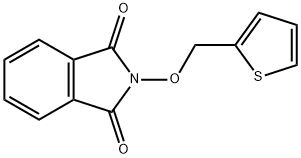 N-(2-噻吩甲氧基)邻苯二甲酰亚胺 结构式