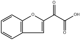 2-苯并呋喃乙醛酸 结构式