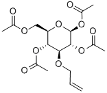 1,2,4,6-四-O-乙酰基-3-O-烯丙基-Β-D-吡喃葡萄糖 结构式
