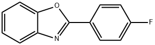 2-(4-氟苯基)苯并恶唑 结构式