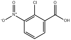 2-氯-3-硝基苯甲酸 结构式