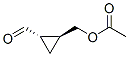 Cyclopropanecarboxaldehyde, 2-[(acetyloxy)methyl]-, (1S,2S)- (9CI) 结构式