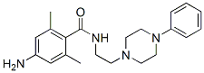 4-Amino-2,6-dimethyl-N-[2-(4-phenyl-1-piperazinyl)ethyl]benzamide 结构式