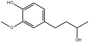 4-(3-羟基丁基)-2-甲氧基苯酚 结构式