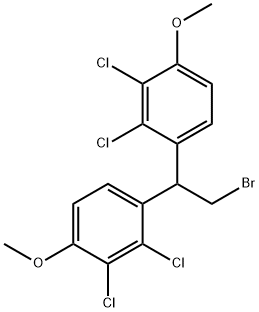 1,1'-(2-BroMoethylidene)bis[2,3-dichloro-4-Methoxy-benzene 结构式