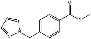 METHYL 4-(1H-PYRAZOL-1-YLMETHYL)BENZOATE 结构式