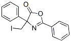 5(4H)-Oxazolone,  4-(iodomethyl)-2,4-diphenyl- 结构式