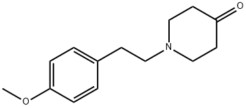 1-[2-(4-methoxyphenyl)ethyl]-4-piperidone  结构式