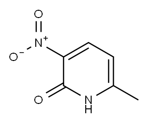 2-羟基-3-硝基-6-甲基吡啶 结构式