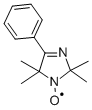 2,2,5,5-四甲基-4-苯基-3-咪唑-1-氧自由基 结构式