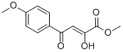 4-(4-甲氧基苯基)-2,4-二氧代丁酸甲酯 结构式