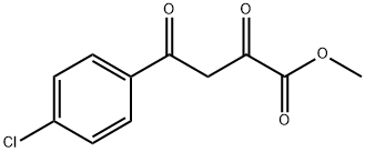 4-(4-氯苯基)-2,4-二氧代丁酸甲酯 结构式