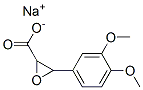 Sodium 3-(3,4-dimethoxyphenyl)glycidate 结构式