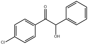 1 -(4氯苯基)- 2-羟基- 2-苯乙酮 结构式