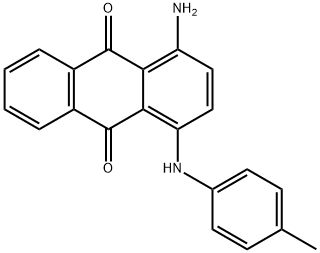 1-Amino-4-[(4-methylphenyl)amino]-9,10-anthracenedione 结构式