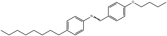 p-丁氧基苄烯-p-辛基苯胺 结构式