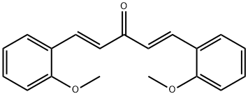 (1E,4E)-1,5(2 -甲氧基苯基)-1,4-戊二烯-3-酮 结构式