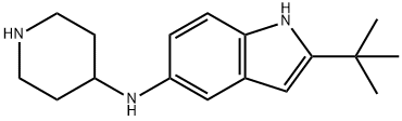 2-叔丁基-N-哌啶-4-YL-1H-吲哚-5-胺 结构式