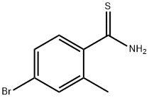 4-溴-2-甲基硫代苯甲酰胺 结构式