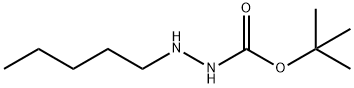 Hydrazinecarboxylic acid, 2-pentyl-, 1,1-dimethylethyl ester (9CI) 结构式