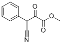 3-CYANO-2-OXO-3-PHENYL-PROPIONIC ACID METHYL ESTER 结构式