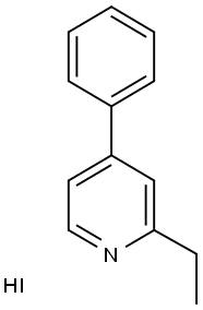 1-乙基-4-苯基碘吡啶 结构式