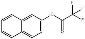 Acetic acid, 2,2,2-trifluoro-, 2-naphthalenyl ester 结构式