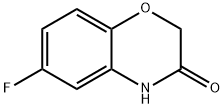 6-氟-2H-1,4-苯并噁唑-3(4H)-酮 结构式