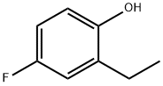 2-乙基-4-氟苯酚 结构式