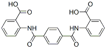 2,2-[1,4-亚苯基二(羰基亚氨基)]二苯甲酸 结构式